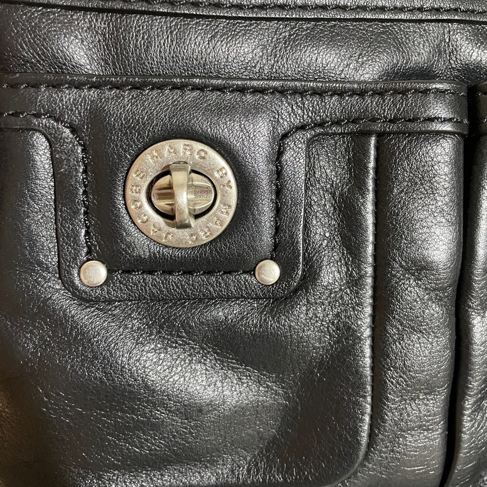 Marc By Marc Jacobs Black Leather Crossbody Bag - Picture 6 of 14